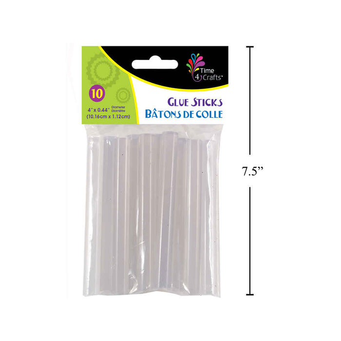 Time 4 Crafts Glue Sticks   1.12cm/ .44''x10cm/4''   10pk