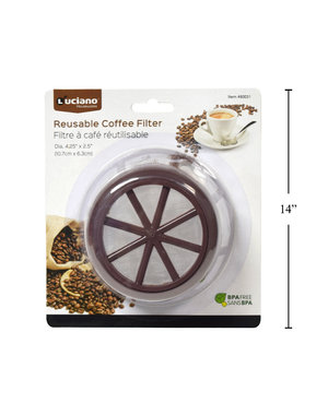 Luciano Flat Base Reusable Coffee Filter