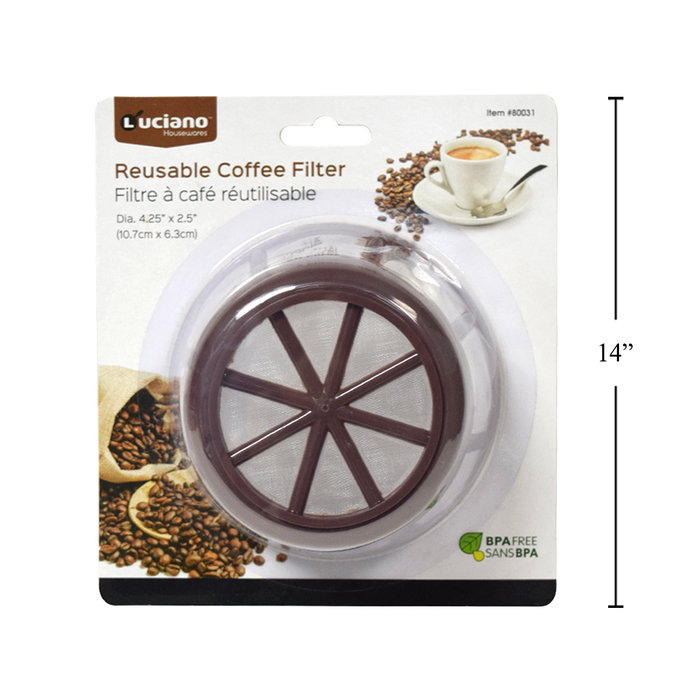 Luciano Flat Base Reusable Coffee Filter