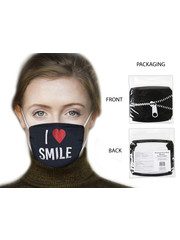 Bodico Comfort Fit Washable Adult Face Mask - Smile