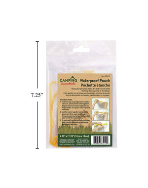 Camping Essentials Waterproof Pouch  12cm/4.75''x18cm/7''