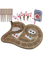 Bicycle 3-Track Cribbage Board