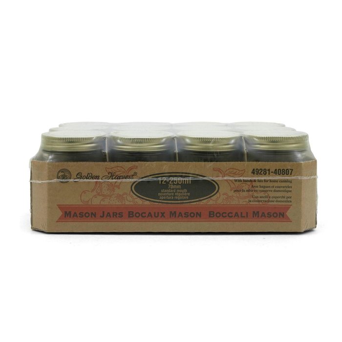 Golden Harvest Mason Jar 250mL - Single