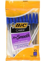 BIC Bic Round Stic Pens  - Blue 10pk