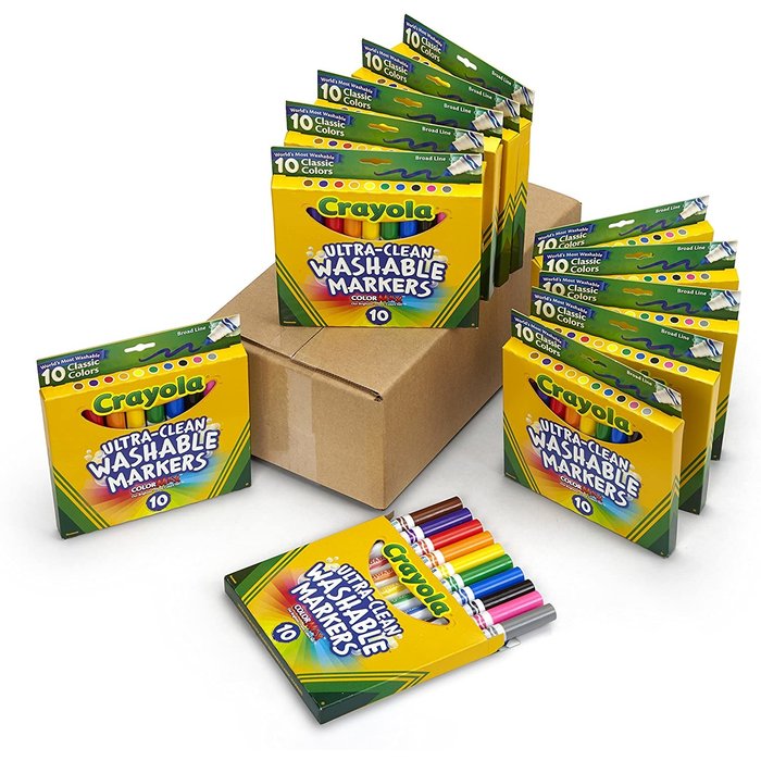 Crayola Crayola Ultra-Clean Washable Markers  12pk