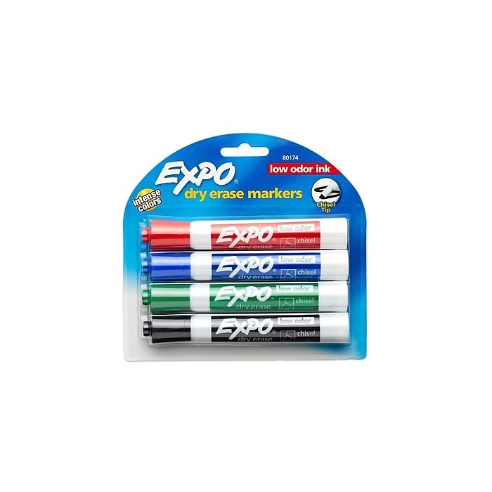 Expo EXPO Dry Erase Markers  4pk