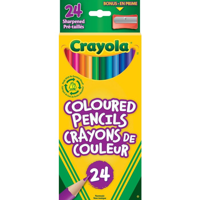 Crayola Crayola Coloured Pencils  24pk