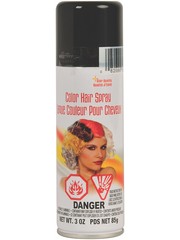 Rubies Colour Hair Spray - Black  103.5ml/3.5oz