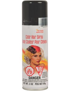Rubies Colour Hair Spray - Black  103.5ml/3.5oz