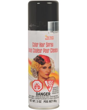 Rubies Colour Hair Spray - Black  103.5ml/3.5oz