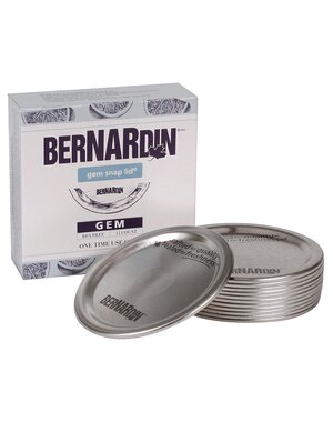 Bernardin Wide Mouth Snap Lid  12pk