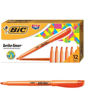 BIC Brite Liner Highlighter  - Orange