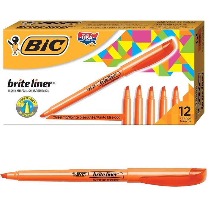 BIC Brite Liner Highlighter  - Orange