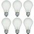 60W  A19 Rough Service Light Bulb  Frosted   2pk (Incl. $0.10 Env Fee)