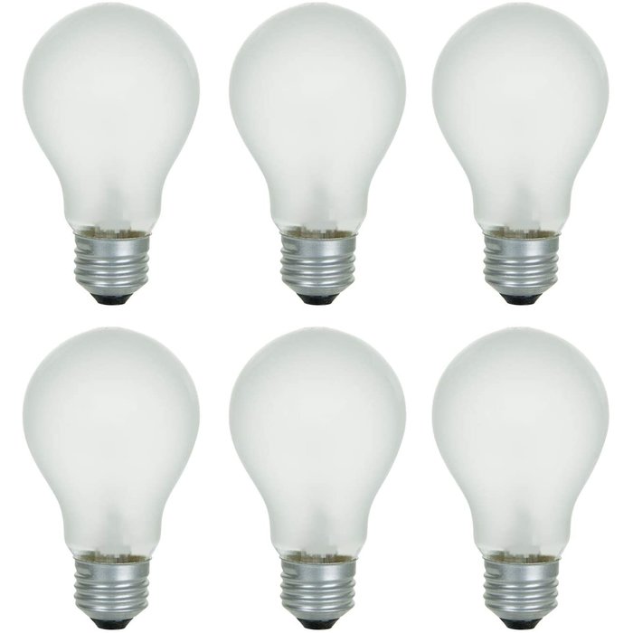40W  A19 Rough Service Light Bulb   Frosted   2pk (Incl. $0.10 Env Fee)