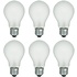 40W  A19 Rough Service Light Bulb   Frosted   2pk