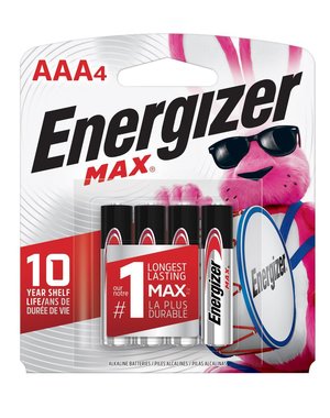  Energizer AAA4 Batteries  4pk  (incl. $0.16 Env Fee)