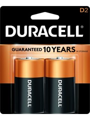 Duracell Duracell D2 Batteries  2pk  (incl. $0.16 Env Fee)