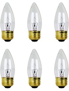  60W  Chandelier Bulb B11 Medium Base - Clear (Incl. $0.10 Env Fee)