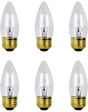  60W  Chandelier Bulb B11 Medium Base - Clear (Incl. $0.10 Env Fee)