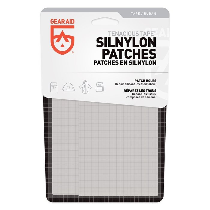 Gear Aid Tenacious Tape  SilNylon Patches  7.5cm/3''x12.5cm/5''