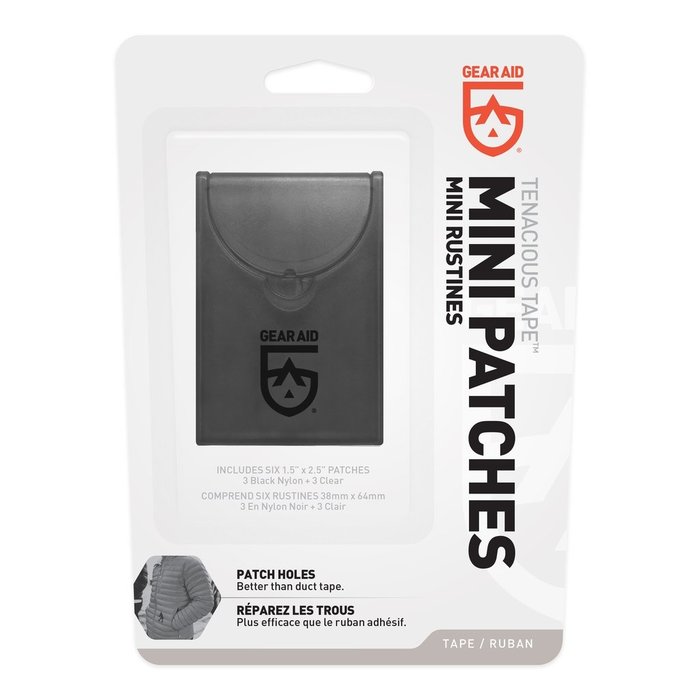 Gear Aid Tenacious Tape   Mini Patches  3.8cm/1.5'' x 6.35cm/2.5''