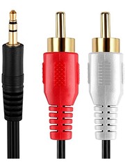  3.5mm Stereo Male Plug to 3.5mm Stereo Plug   3.6m/12'