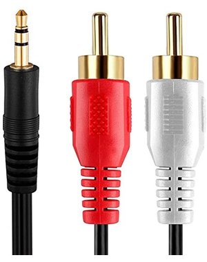  3.5mm Stereo Male Plug to 3.5mm Stereo Plug   3.6m/12'
