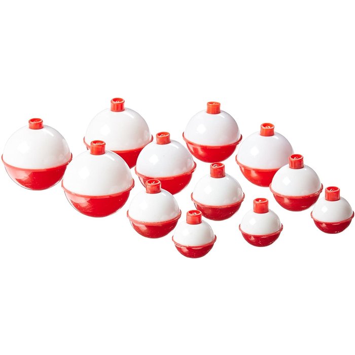Red/White Plastic Floats  1 3/4"