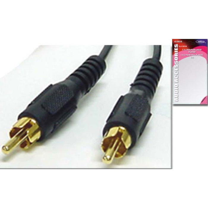 2 x 2 RCA Plug  3.6m/12'
