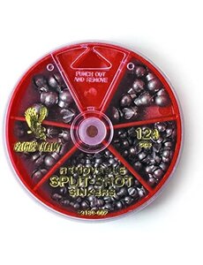  Removable Split-Shot Sinkers  Assorted  124pk