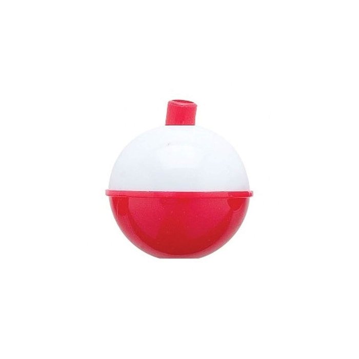 Angler Red/White Plastic Floats 1"