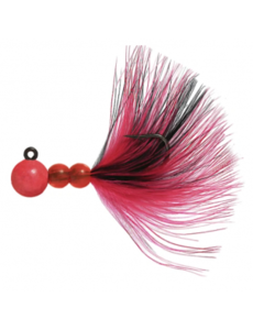  Beau Mac Marabou Jig: Pink/Black