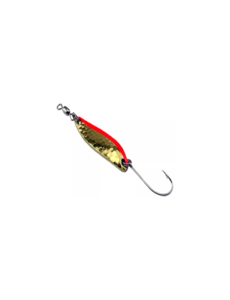 Gibbs Croc Spoon #1 (Brass Fire Wing)  3/16oz