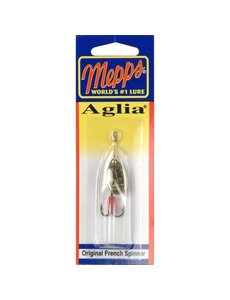 Mepps #1 Aglia In-Line Spinner (Dressed Gold)  1/8oz
