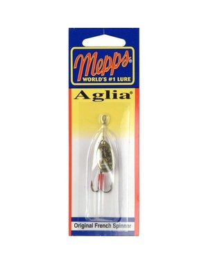 Mepps #1 Aglia In-Line Spinner (Dressed Gold)  1/8oz
