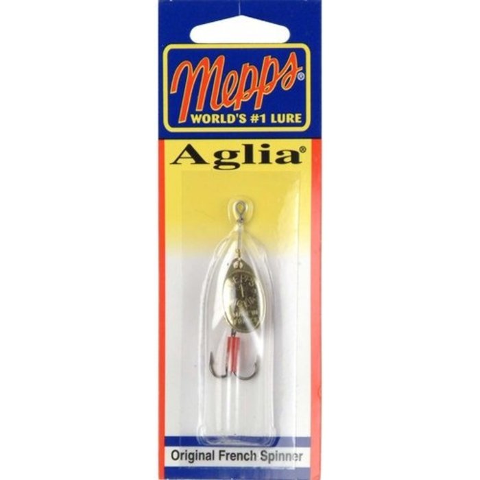 Mepps #1 Aglia In-Line Spinner (Dressed Gold)  1/8oz