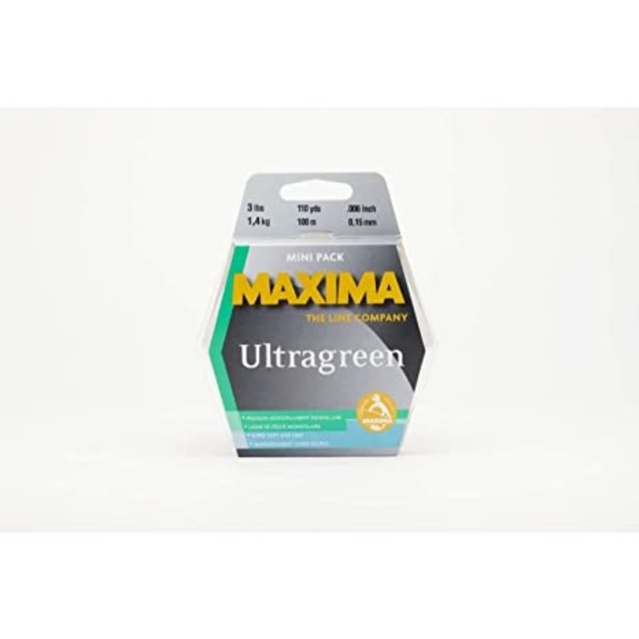 Maxima Mini-Pack Mono Spool Ultragreen  - 12lb