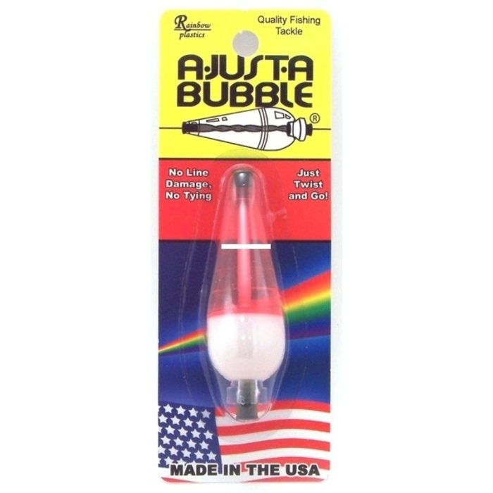 DoubleXTackle Ajusta Bubble Float 1/4Oz  - Red/White
