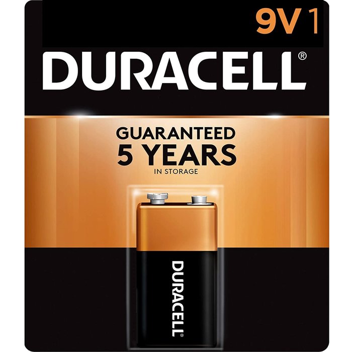 Duracell Duracell 9V Battery  (incl. $0.06 Env Fee)