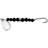 Gibbs Wedding Band In-Line Spinner Size 6  Black Bead
