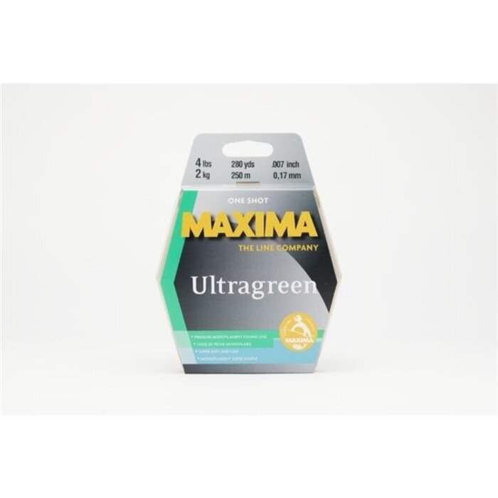 Maxima Mini-Pack Mono Spool Ultragreen  - 4lb