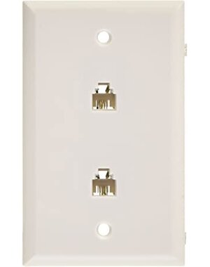  Modular Phone wall Jack Plate