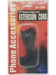  Telephone Extension Cord w/ Single Modular Jack  4.5m/15'