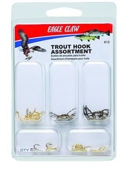  Eagle Claw Trout Hook Assortment   67pk