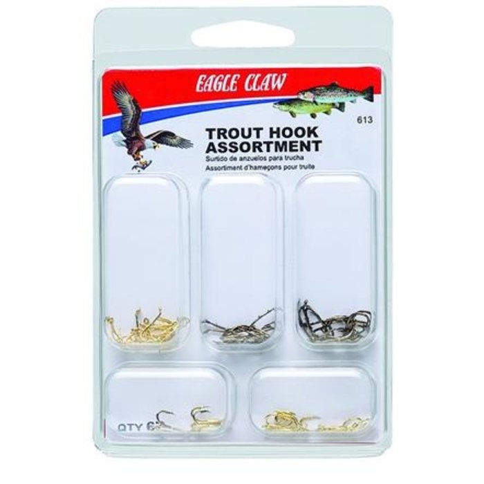 Eagle Claw Trout Hook Assortment 67pk - Whistler Hardware