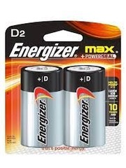  *Energizer D2 Batteries 2pk (incl. $0.16 Env Fee)