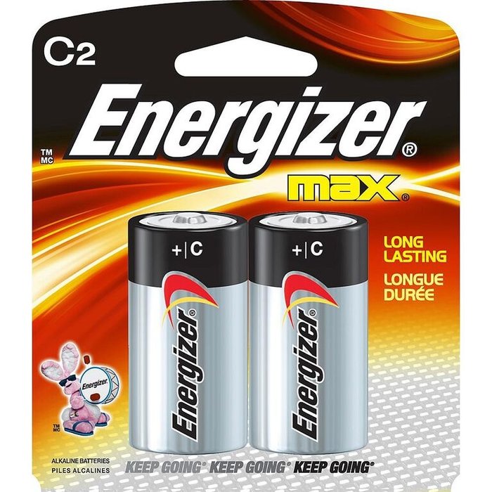 Energizer C2 Batteries 2pk (incl. $0.12 Env Fee)