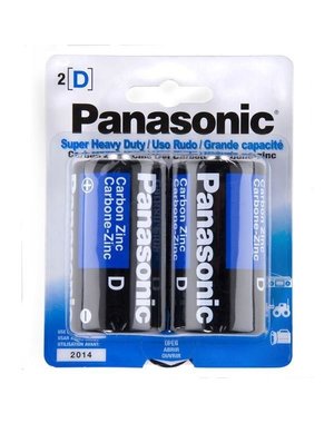 Panasonic Panasonic Super Heavy Duty - D Batteries  2pk