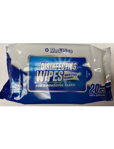 MediPlus Disinfecting Wipes - 20pk